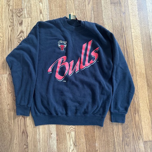Vintage 90s Chicago Bulls Sweatshirt Size L - Picture 1 of 3